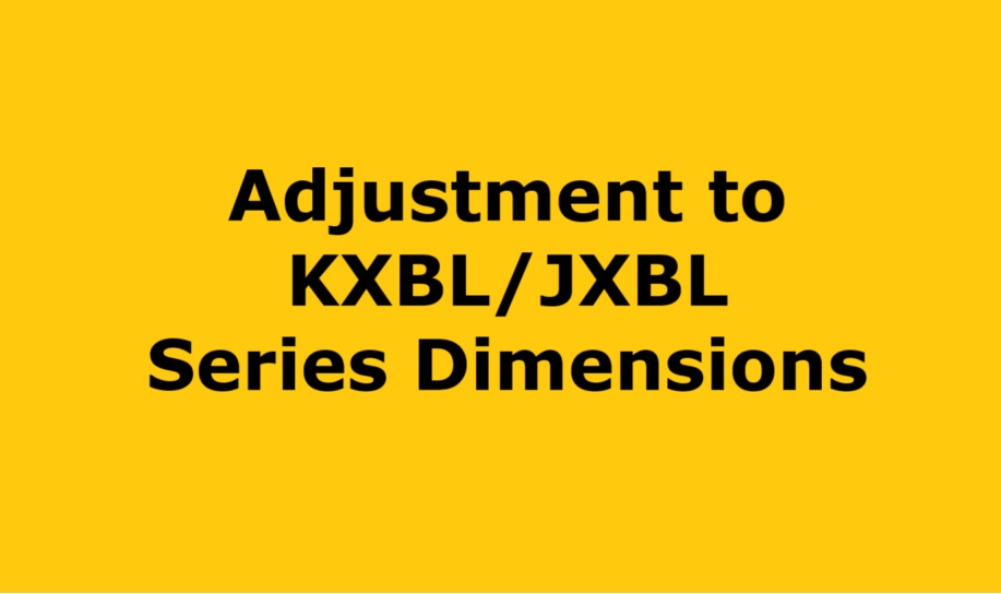 Adjustment to KXBL/JXBL Series Dimensions